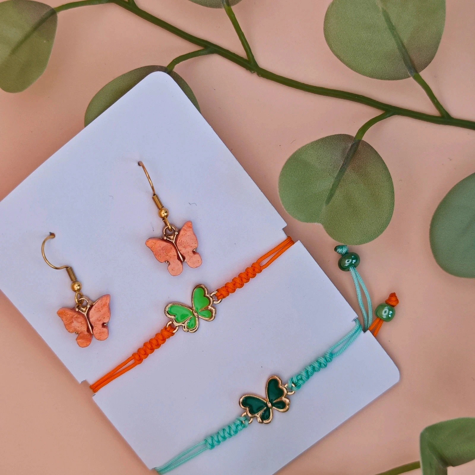 Orange butterfly set – photo 3